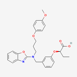Pemafibrate structure, CAS 848259-27-8