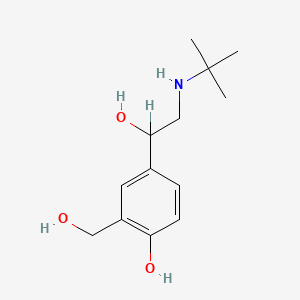 SALBUTAMOL structure, CAS 35763-26-9