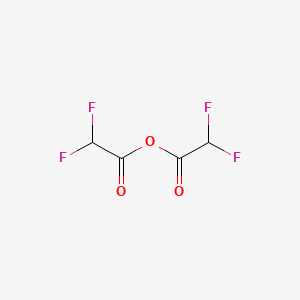 Difluoroacetic anhydride structure, CAS 401-67-2