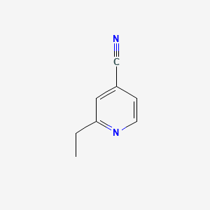 2-ethylisonicotinonitrile structure, CAS 1531-18-6