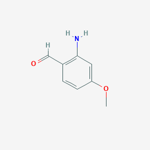 2-amino-4-methoxy-benzaldehyde structure, CAS 59236-36-1
