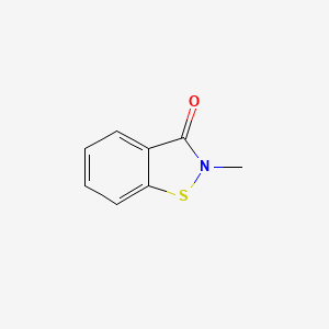 2-Methyl-1,2-benzothiazol-3(2H)-one structure, CAS 2527-66-4