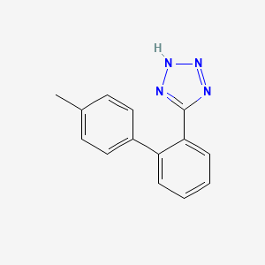 5-[2-(4'-METHYLBIPHENYL)]TETRAZOLE structure, CAS 120568-11-8