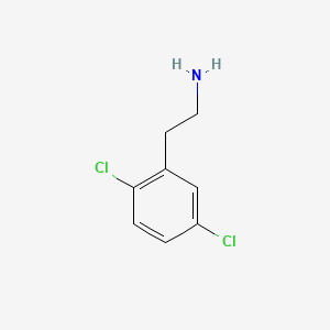 2,5-DICHLOROPHENETHYLAMINE structure, CAS 56133-86-9