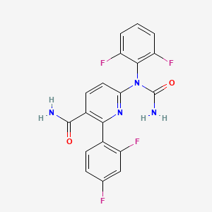 VX-702 structure, CAS 479543-46-9