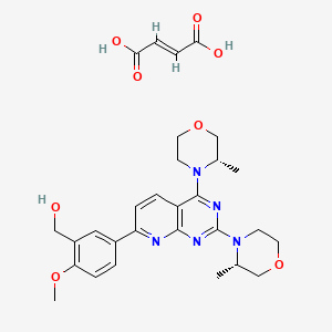 AZD8055 FuMaric acid structure, CAS 1201799-05-4