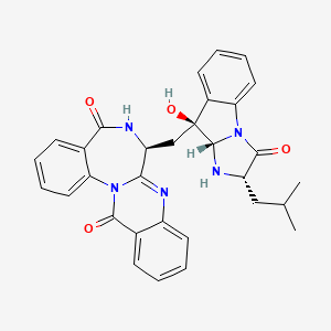 Asperlicin structure, CAS 93413-04-8
