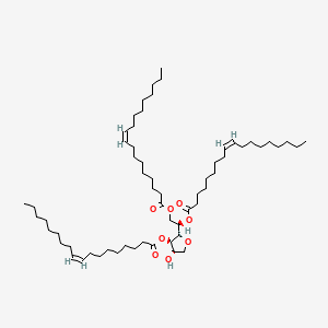 SORBITAN TRIOLEATE structure, CAS 26266-58-0