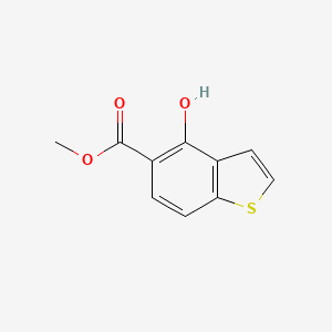 Methyl 4-hydroxybenzo[b]thiophene-5-carboxylate structure, CAS 246177-37-7
