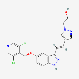 LY 2874455 structure, CAS 1254473-64-7