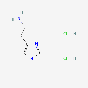 1-METHYLHISTAMINE DIHYDROCHLORIDE structure, CAS 6481-48-7