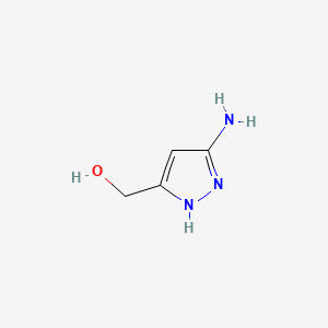 (5-AMino-1H-pyrazol-3-yl)Methanol structure, CAS 1000895-26-0