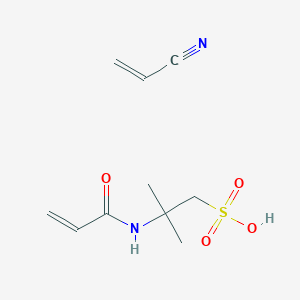 POLY(2-ACRYLAMIDO-2-METHYL-1-PROPANESULFONIC ACID-CO-ACRYLONITRILE) structure, CAS 54640-82-3