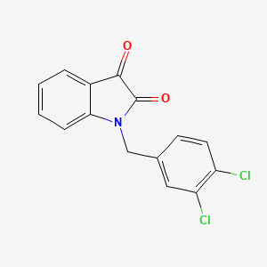 1-(3,4-DICHLOROBENZYL)-1H-INDOLE-2,3-DIONE structure, CAS 79183-19-0