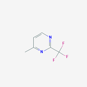 4-Methyl-2-(trifluoroMethyl)pyriMidine structure, CAS 1017464-05-9