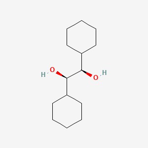(1R,2R)-(-)-1,2-DICYCLOHEXYL-1,2-ETHANEDIOL structure, CAS 120850-92-2