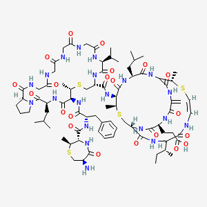 mersacidin structure, CAS 128104-18-7