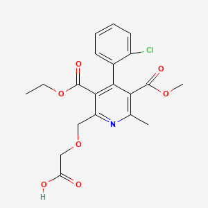 O-Des[2-aMinoethyl]-O-carboxyMethyl-dehydroaMlodipine structure, CAS 113994-45-9