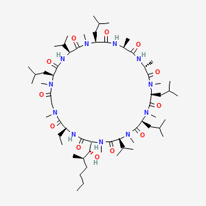 DIHYDROCYCLOSPORIN A structure, CAS 59865-15-5