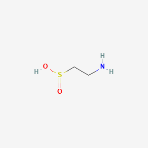 HYPOTAURINE structure, CAS 300-84-5
