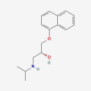 (+)-propranolol structure, CAS 5051-22-9