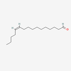 CIS-11-HEXADECENAL structure, CAS 53939-28-9