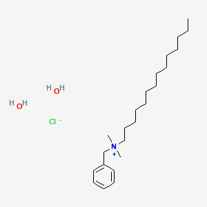 BENZYLDIMETHYLTETRADECYLAMMONIUM CHLORI& structure, CAS 147228-81-7