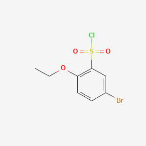 5-BROMO-2-ETHOXY-BENZENESULFONYL CHLORIDE structure, CAS 379255-01-3