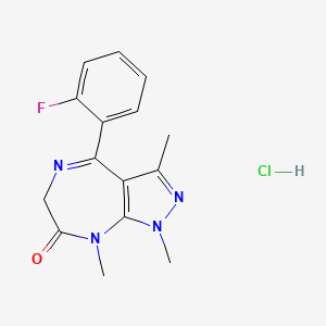 ZOLAZEPAM HYDROCHLORIDE structure, CAS 33754-49-3