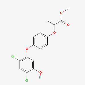 DICLOFOP METHYL, 5-HYDROXY structure, CAS 124992-48-9