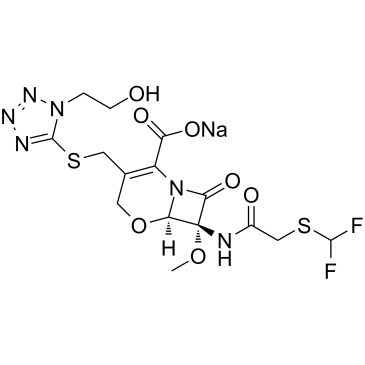 Flomoxef sodium structure, CAS 92823-03-5