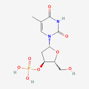 thymidine 3'-monophosphate ammonium salt hydrate structure, CAS 2642-43-5