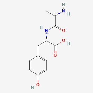 L-ALANYL-L-TYROSINE structure, CAS 3061-88-9