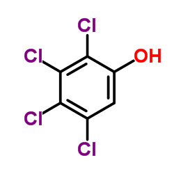 2,3,4,5-TETRACHLOROPHENOL structure, CAS 4901-51-3