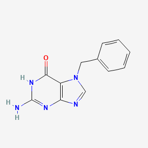 2-Amino-7-Benzyl-1H-Purin-6(7H)-One structure, CAS 17495-12-4