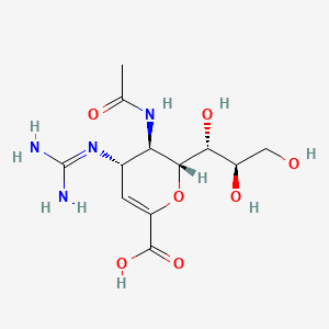 Zanamivir structure, CAS 139110-80-8