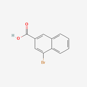 4-Bromo-2-naphthoic acid structure, CAS 1013-80-5
