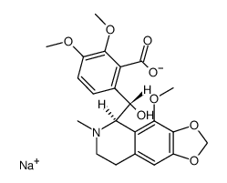 Noscapinic Acid Sodium Salt structure, CAS 143976-78-7