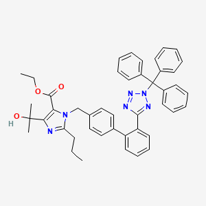 N-Trityl Olmesartan Ethyl Ester structure, CAS 172875-59-1