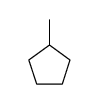 Methylcyclopentane structure, CAS 96-37-7
