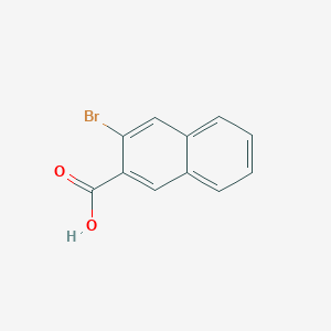 3-bromonaphthalene-2-carboxylic acid structure, CAS 20717-80-0