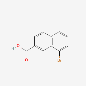 8-BroMo-2-naphthoic acid structure, CAS 5043-21-0