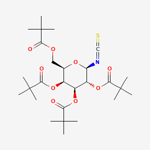 2,3,4,6-TETRA-O-PIVALOYL-BETA-D-GALACTOPYRANOSYL ISOTHIOCYANATE structure, CAS 147948-52-5
