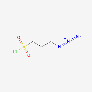 3-Azidopropanesulfonyl chloride structure, CAS 1034192-11-4