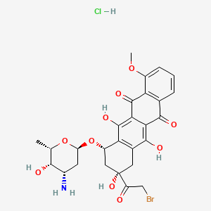 Doxorubicin Impurity C structure, CAS 29742-67-4