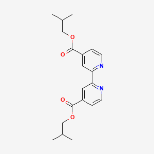 DIISOBUTYL 2,2-BIPYRIDINE-4,4-DICARBOXYLATE structure, CAS 1141011-53-1