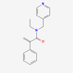 N-ETHYL-N-(4-PICOLYL)ATROPAMIDE structure, CAS 57322-50-6
