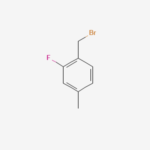 2-FLUORO-4-METHYLBENZYL BROMIDE structure, CAS 118745-63-4