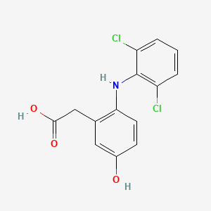 5-HYDROXY DICLOFENAC structure, CAS 69002-84-2