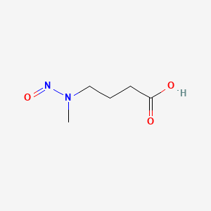N-NITROSO-N-METHYL-4-AMINOBUTYRIC ACID structure, CAS 61445-55-4